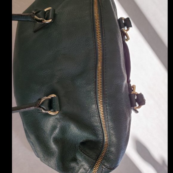 Michael Kors Green Weekender Leather Tote Bag M - Picture 5 of 14